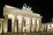 Brandenburger Tor in Berlin at night