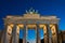 Brandenburger Tor - Brandenburg Gate in Berlin night shot - Travel in Germany