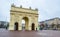 brandenburger tor in potsdam used to serve as a gate to the city, nowadays it is just a tourist attraction....