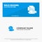 Branding, Brand, Business, Company, Identity SOlid Icon Website Banner and Business Logo Template