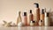 Branding Mock-up Cosmetic Bottles, Dispensers, and Cream Jars