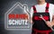 Brandschutz in german Fire protection with house touchscreen i