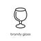 Brandy glass icon from Drinks collection.