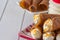 Brandy Snaps with Cream Horizontal