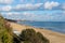 Branksome beach and coast Poole Dorset England UK near to Bournemouth