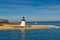 Brant Point Light Lighthouse, Nantucket, Cape Cod MA