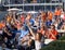 Brasil 2014 Holland Soccer Fans Celebrating.