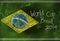 Brasil flag 2014 World Cup Sketch