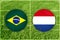 Brasil vs Paraguay football match