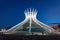 Brasilia Cathedral at night - Brasilia, Brazil