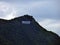 BRASOV - JUNE 5, 2017: Sign with the name of the city of Brasov on mount Tampa.