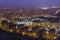 Brasov panorama at night