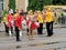 Brass band performance of youth participants on the The Festival of Children`s Brass Bands