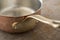 Brass Handle of Copper Saucepan