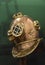 Brass helmet