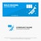 Brass, Horn, Instrument, Music, Trumpet SOlid Icon Website Banner and Business Logo Template