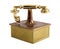 Brass miniature of vintage Telephone