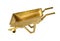 Brass miniature of wheelbarrow