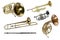 Brass musical instruments