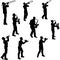 Brass Musician Silhouettes