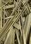 Brass rods and strips waste from industrial process.