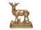 Brass stag door stop