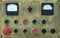 Brass steampunk style control panel