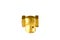 Brass three way ball valve