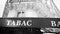 Brasserie Tabac Bar brewery signage Paris black and white