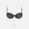 Brassiere icon.Breast Cancer October Awareness Month Campaign Ba