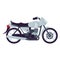 Brat motorcycle style vehicle icon