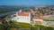 Bratislava castle aerial view