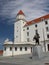 Bratislava castle - yard of an old castle in the capital of Slovakia