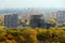 Bratislava cityscape with a modern apartment buildings