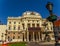 Bratislava, Slovakia: National theatre in Hviezdoslav square in the old town