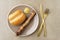 Bratwurst with bread roll