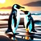 brautiful penguins, AI-generatet