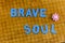 Brave soul fashion spirit style motivation wild courage heart