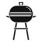 Brazier charcoal icon, simple style