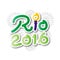 Brazil 2016 Rio de Janeiro Olympic Games banner