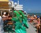 Brazil/Atlantic Ocean: Crossing-the-Line Ceremony - Mermaids