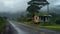 Brazil Cabin On A Road