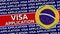 Brazil Circular Flag with Visa Application Titles