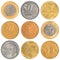 Brazil circulating coins collection set