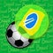 Brazil creative soccer sybmol
