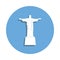 Brazil famous buildinig icon in badge style. One of Bulding collection icon can be used for UI, UX