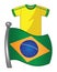 Brazil flag jersey