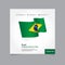 Brazil Independence Day Celebration Vector Template Design Illustration