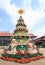 Brazil, Manaus: Christmas Tree and Holy Family