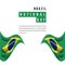 Brazil National Day Vector Template Design Illustration